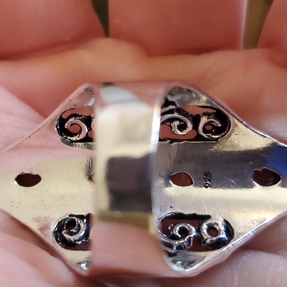 New Citrine 925 Silver Statement Ring. - Picture 9 of 9